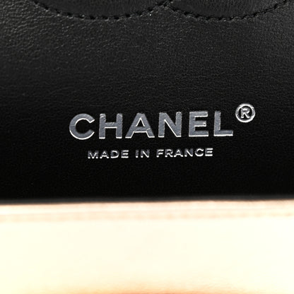 Chanel Metallic Lambskin Quilted Medium Double Flap Gold Black 6 of 11