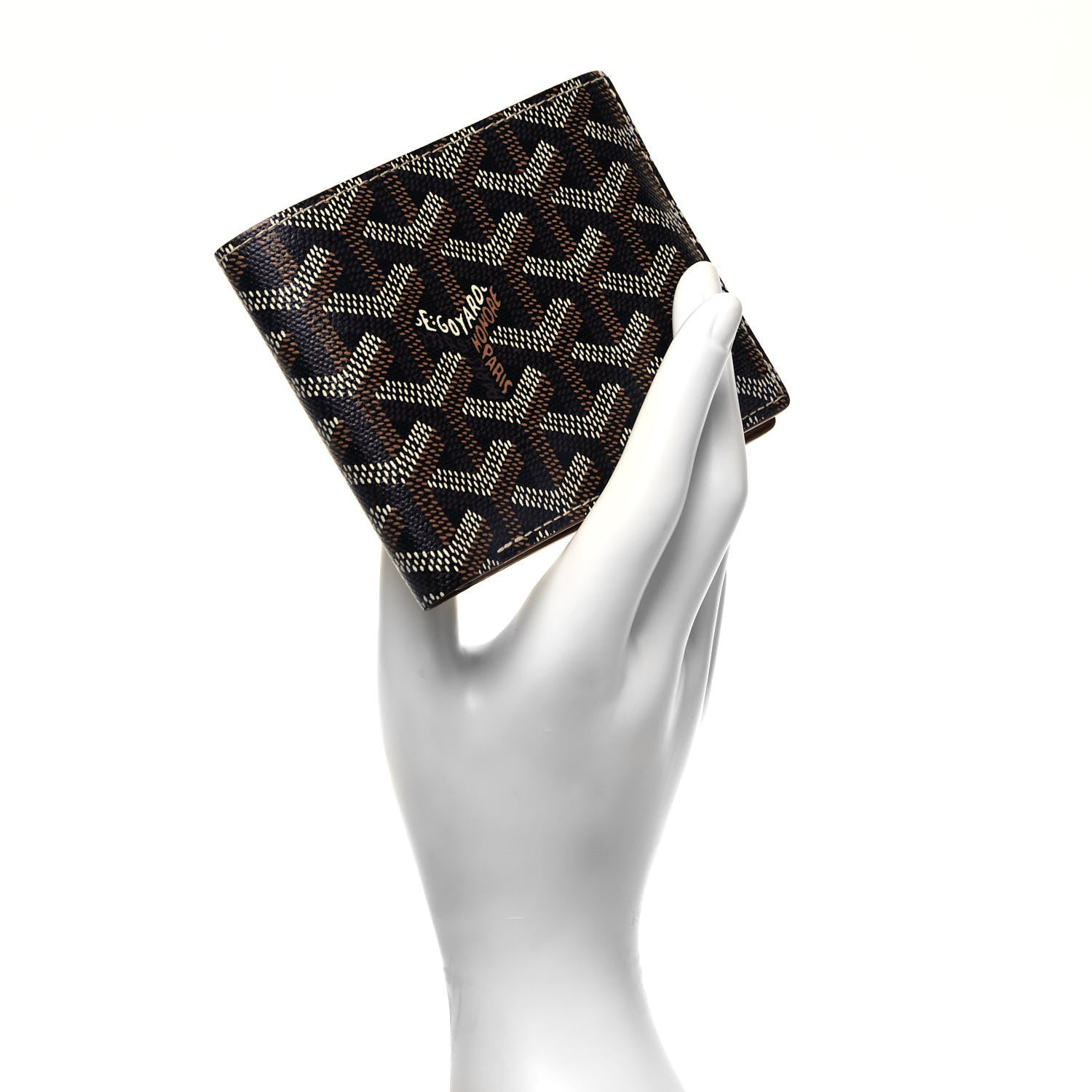 Goyard Goyardine Bi-Fold Victoire PM Wallet Black 2 of 7