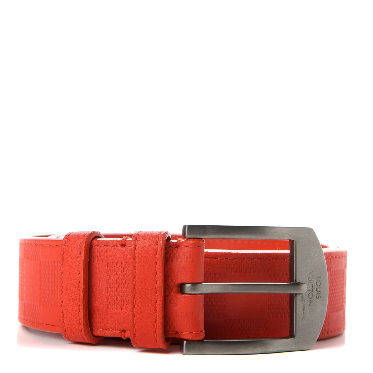 Louis Vuitton Damier Infini Calfskin 35mm Belt 95 38 Magma 1 of 4