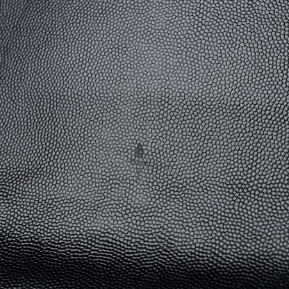 Saint Laurent Grain De Poudre Matelasse Chevron Large Monogram Satchel Black 14 of 21