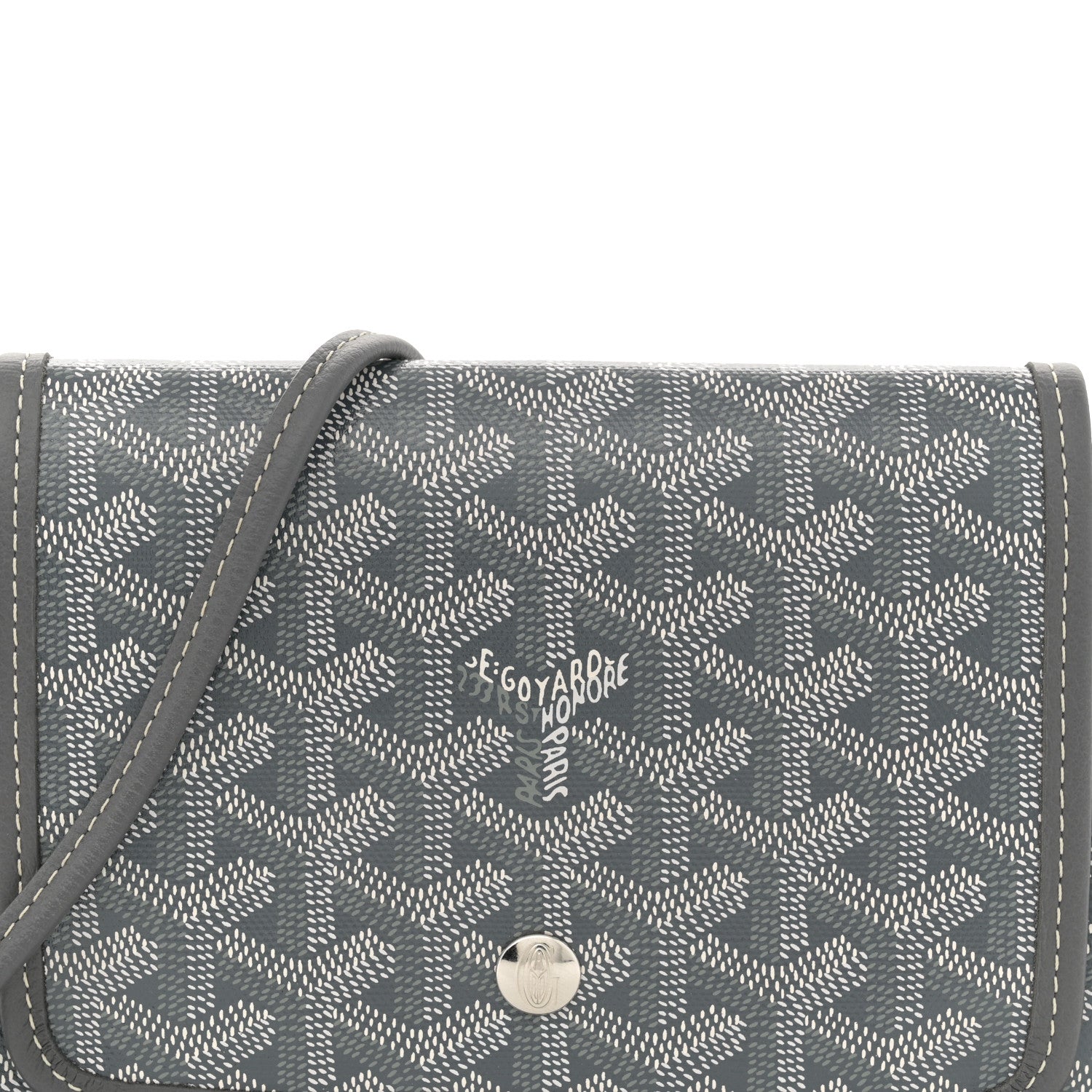 Goyard Goyardine Plumet Wallet Clutch Grey 8 of 10
