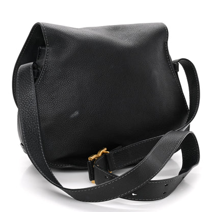 Chloe Calfskin Medium Marcie Round Crossbody Bag Black 3 of 15