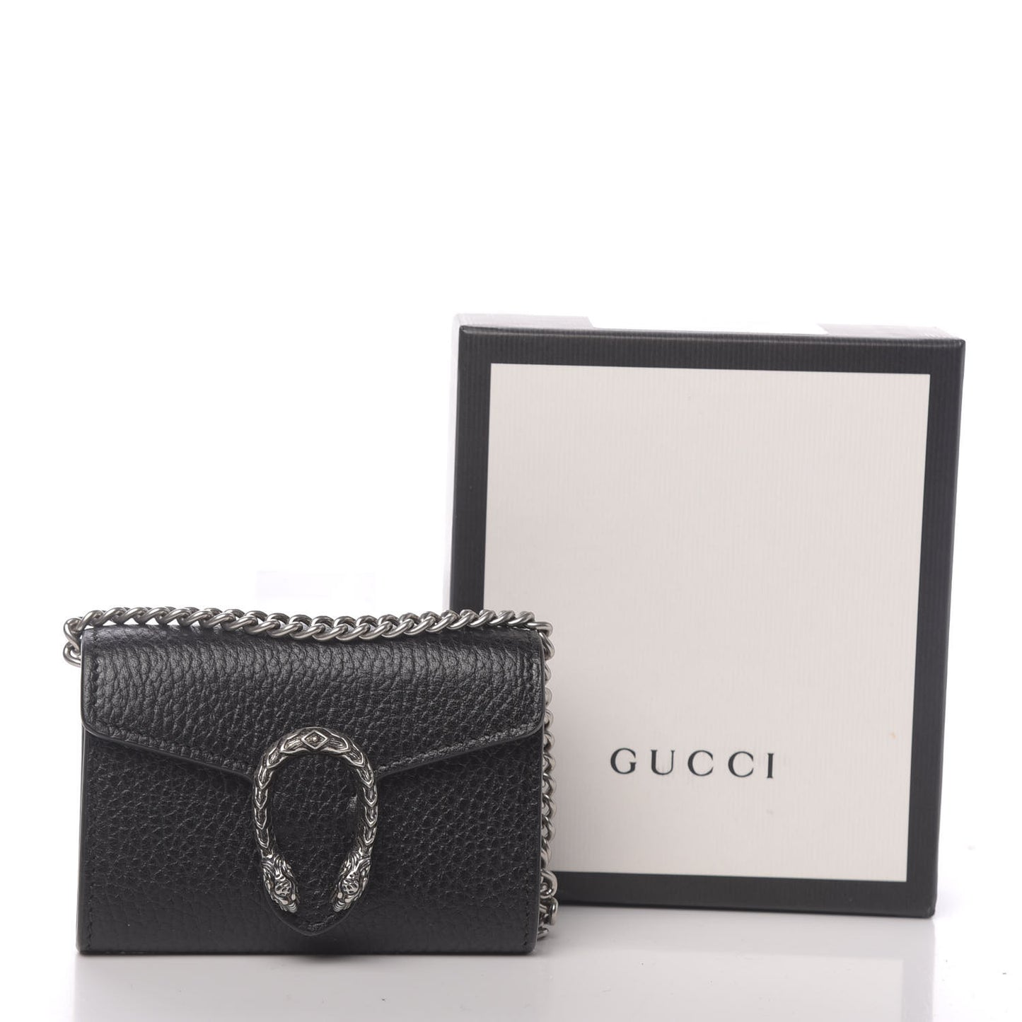 Calfskin Dionysus Coin Purse Black