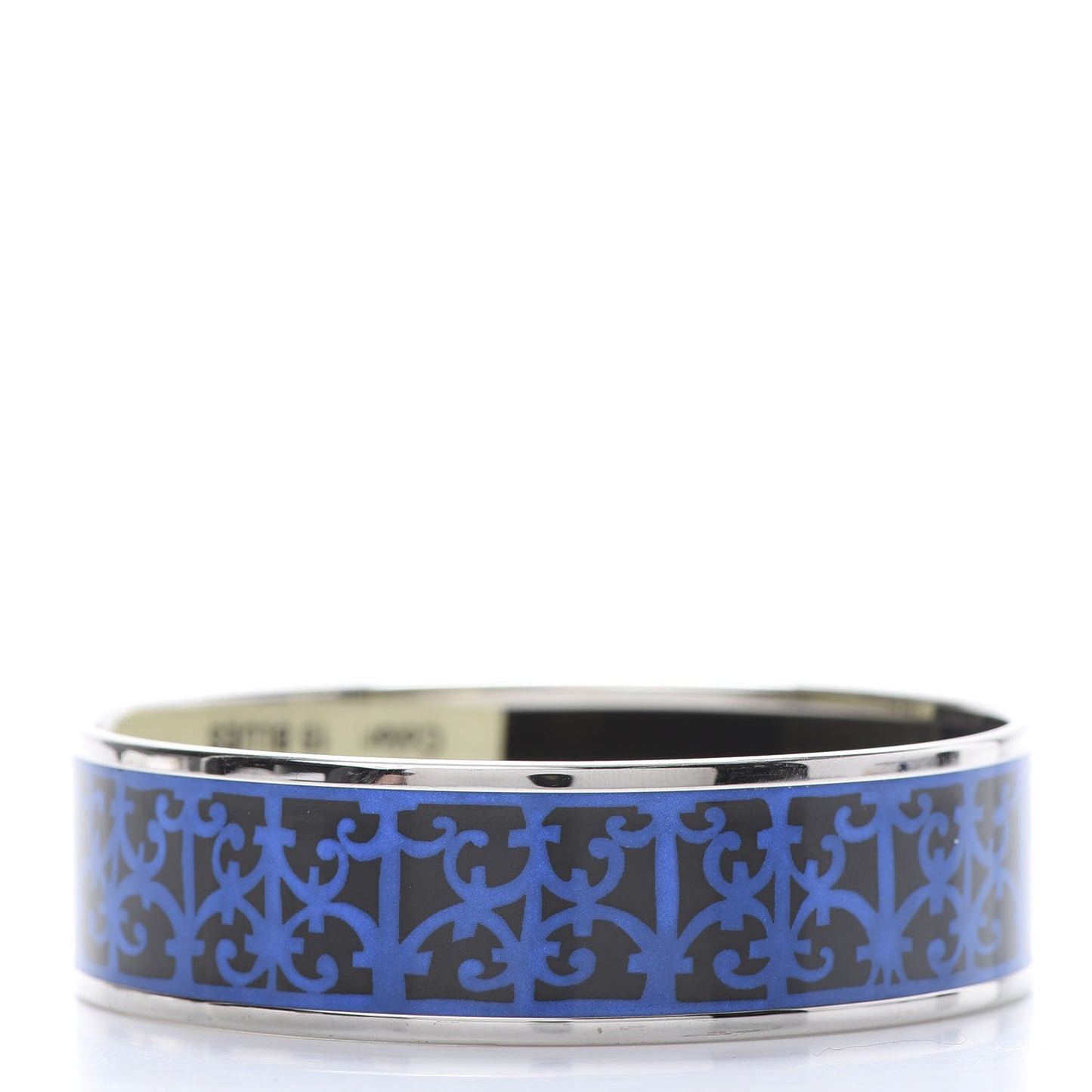 Enamel Printed Wide Balcons du Guadalquivir Bracelet 65 Blue