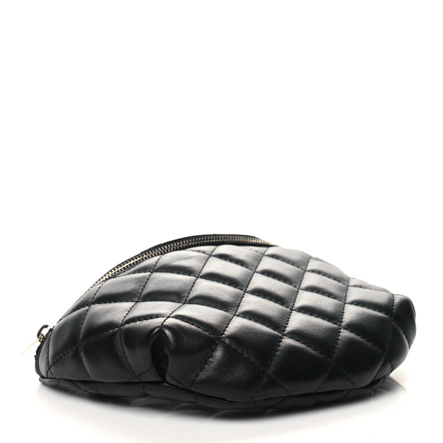 Chanel Lambskin Quilted Waist Belt Bag Black 4 of 10