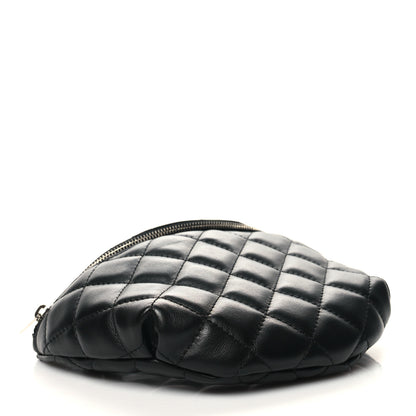 Chanel Lambskin Quilted Waist Belt Bag Black 4 of 10
