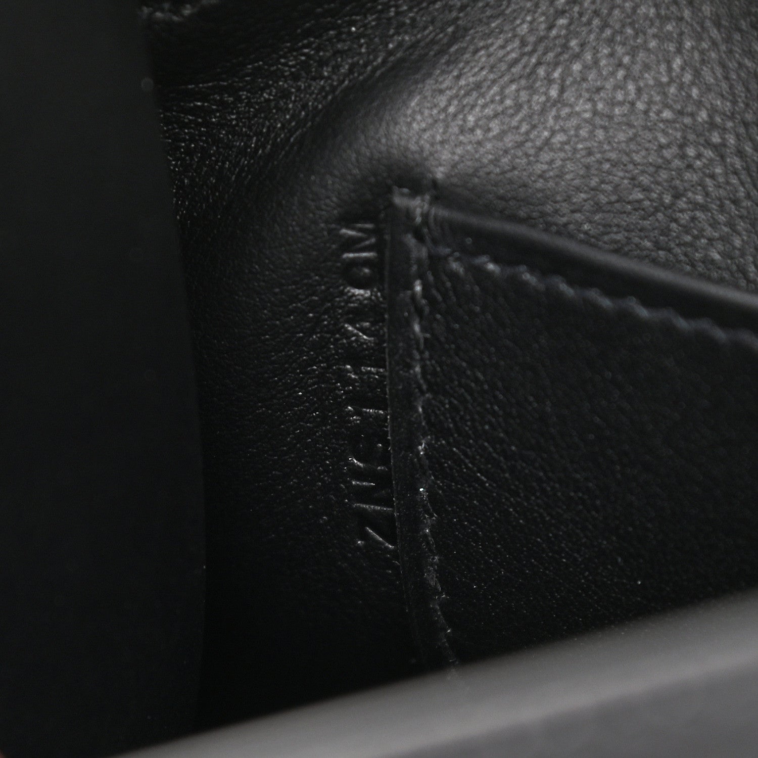 Hermes Swift Kelly Pochette Clutch Black 7 of 9