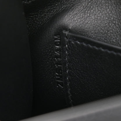 Hermes Swift Kelly Pochette Clutch Black 7 of 9
