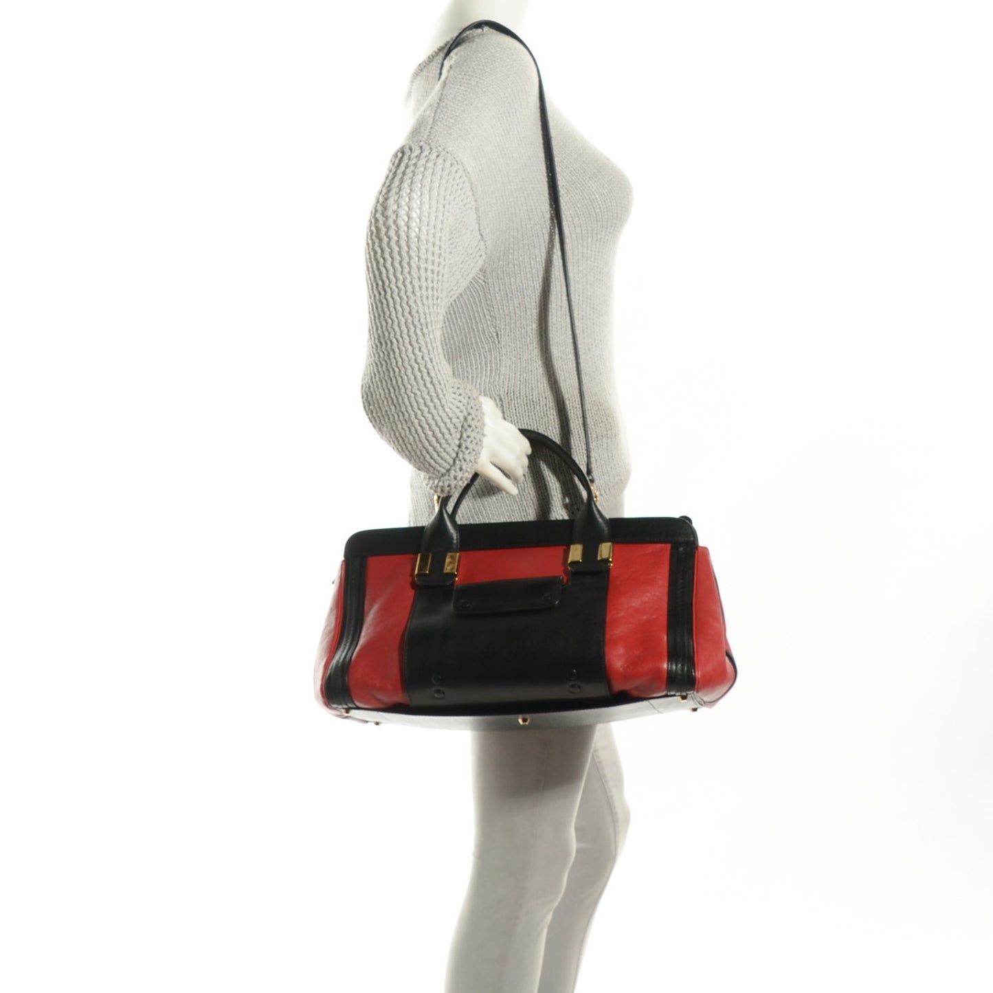 Calfskin Medium Alice Satchel Holly Berry