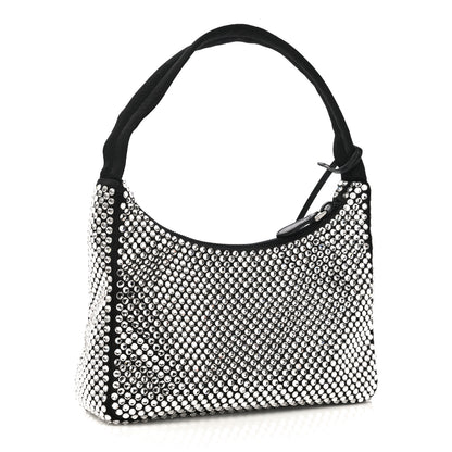 Prada Satin Crystal Mini Re-Edition 2000 Bag Cristal 3 of 9