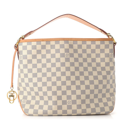 Louis Vuitton Damier Azur Delightful PM Rose Ballerine 1 of 9