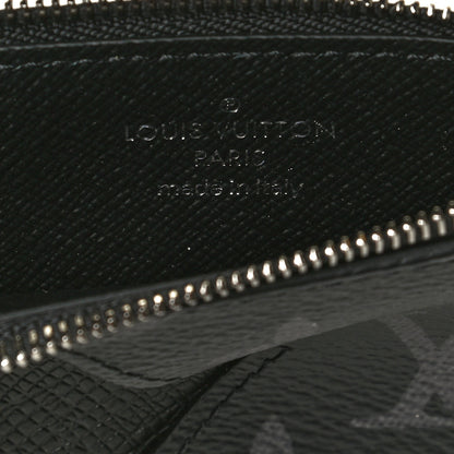 Louis Vuitton Monogram Eclipse Taiga Coin Card Holder 8 of 9
