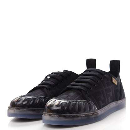Fendi Corda FF Promenade Low Top Sneakers 37 Black 3 of 11