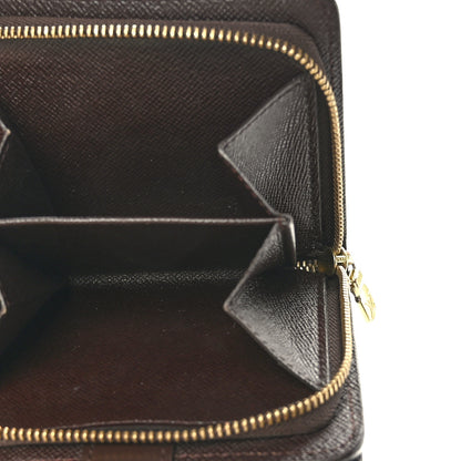 Louis Vuitton Damier Ebene Zippe Zipped Compact Wallet 7 of 8