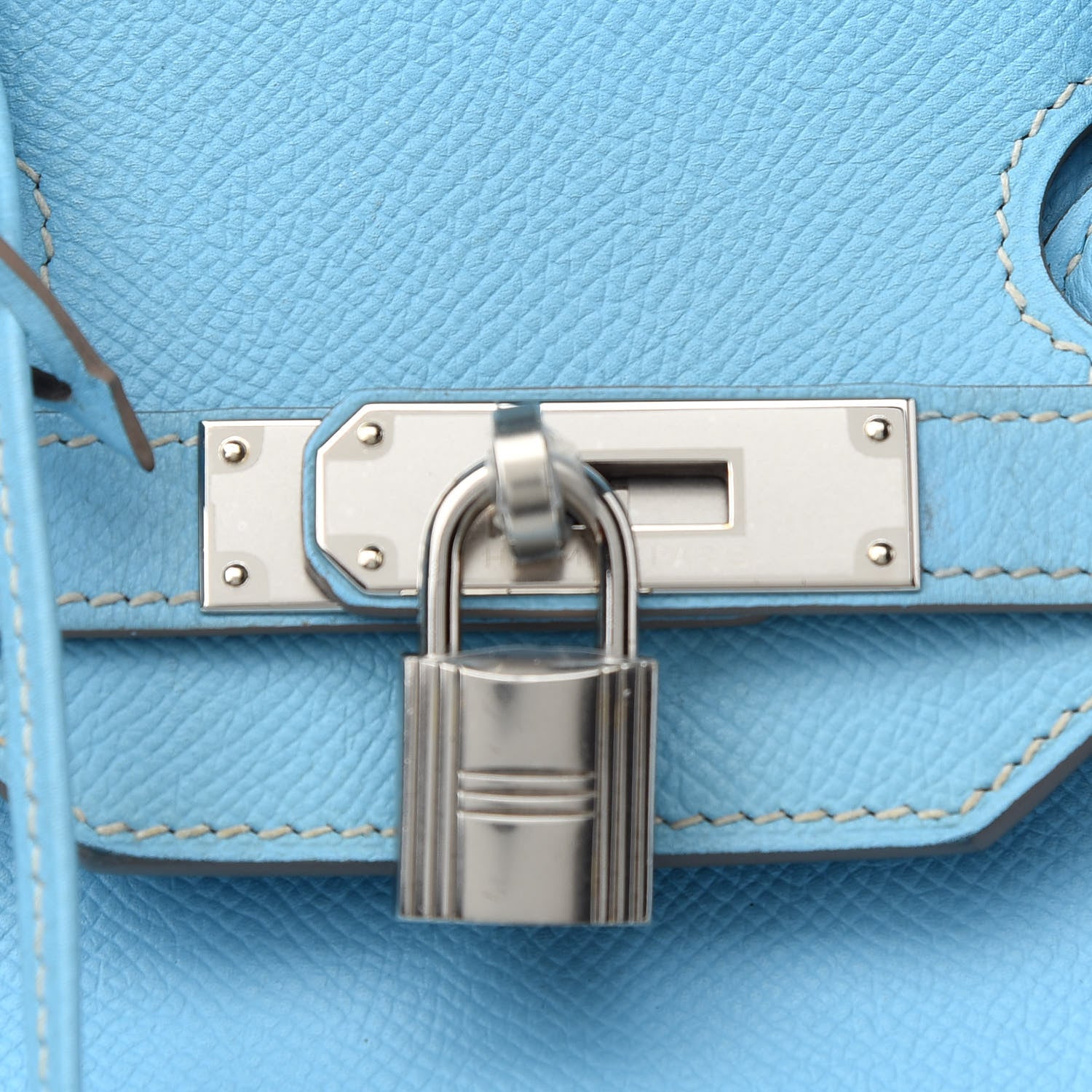 Hermes Epsom Candy Birkin 35 Celeste Mykonos 8 of 12