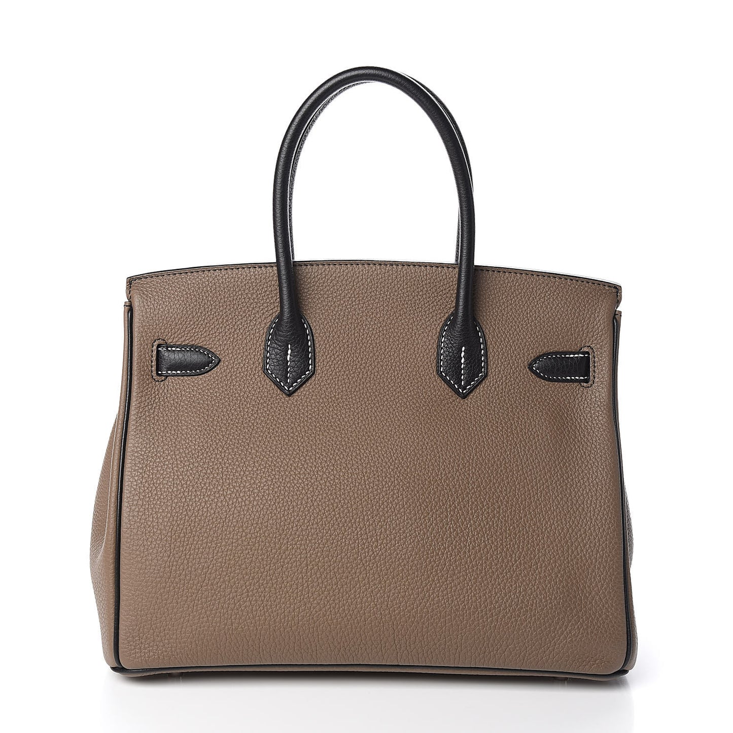 Togo Horseshoe Birkin 30 Black Etoupe