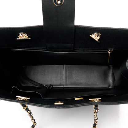 Chanel Caviar Quilted Large Shopping Tote Black 5 of 11