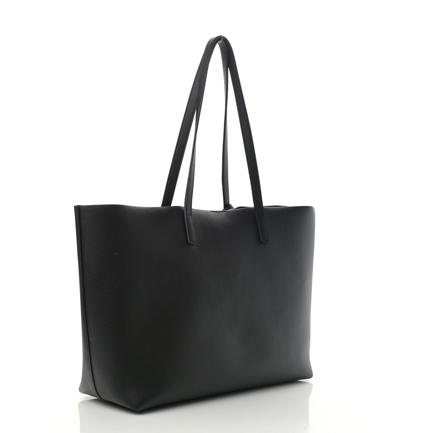 Saint Laurent Calfskin Large Shopping Tote Black 4 of 13