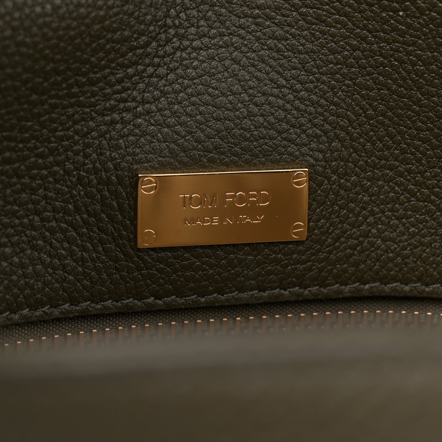 Tom Ford Calfskin Medium Jennifer Crossbody Military Green 6 of 10