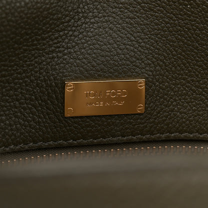 Tom Ford Calfskin Medium Jennifer Crossbody Military Green 6 of 10