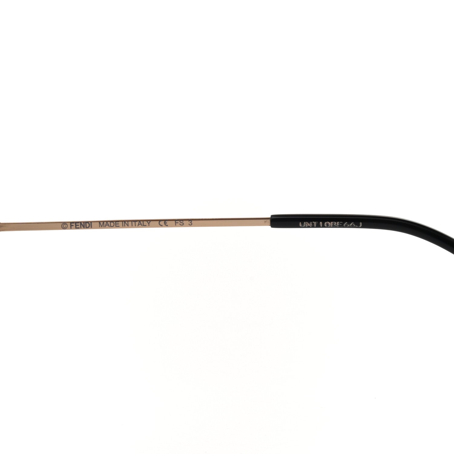 Fendi Cut-Eye Sunglasses FF 0341/S Gold Yellow 6 of 7