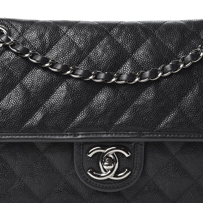 Chanel Caviar Quilted Medium French Riviera Flap Black 9 of 9