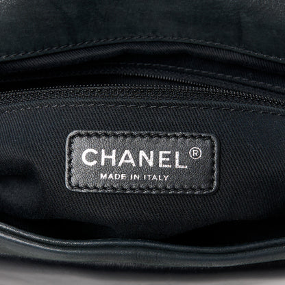 Chanel Iridescent Calfskin Jumbo In the Mix Double Flap Black 7 of 12