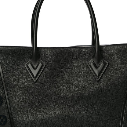 Louis Vuitton Veau Cachemire Tote W PM Black 6 of 18