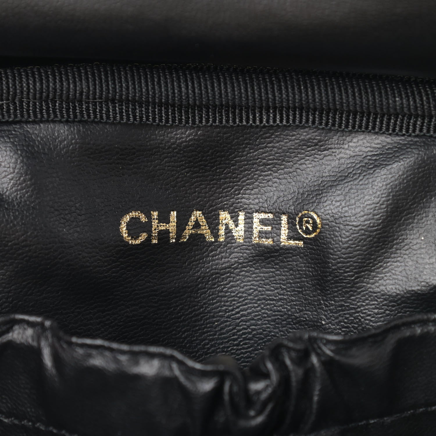 Chanel Caviar Vanity Cosmetic Case Black 5 of 7