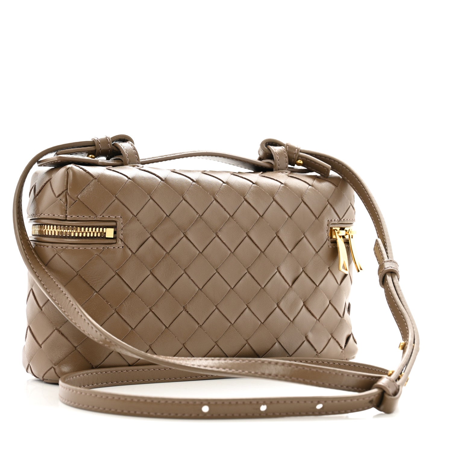 Bottega Veneta Calfskin Intrecciato Bang Bang Vanity Case Pinecone 2 of 12