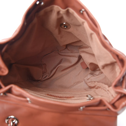 Chanel Lambskin Quilted Small Urban Spirit Backpack Brown 5 of 10