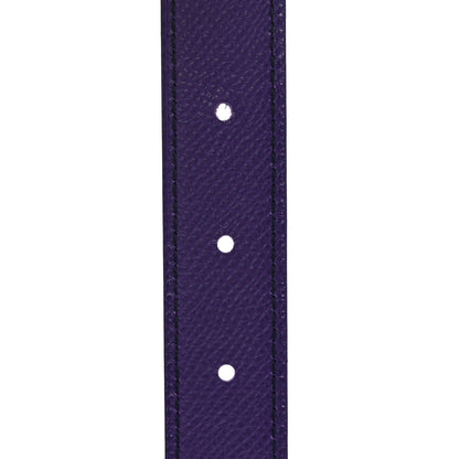 Hermes Epsom Swift 24mm Mini Constance H Belt 70 Crocus Bleu Hydra 4 of 5