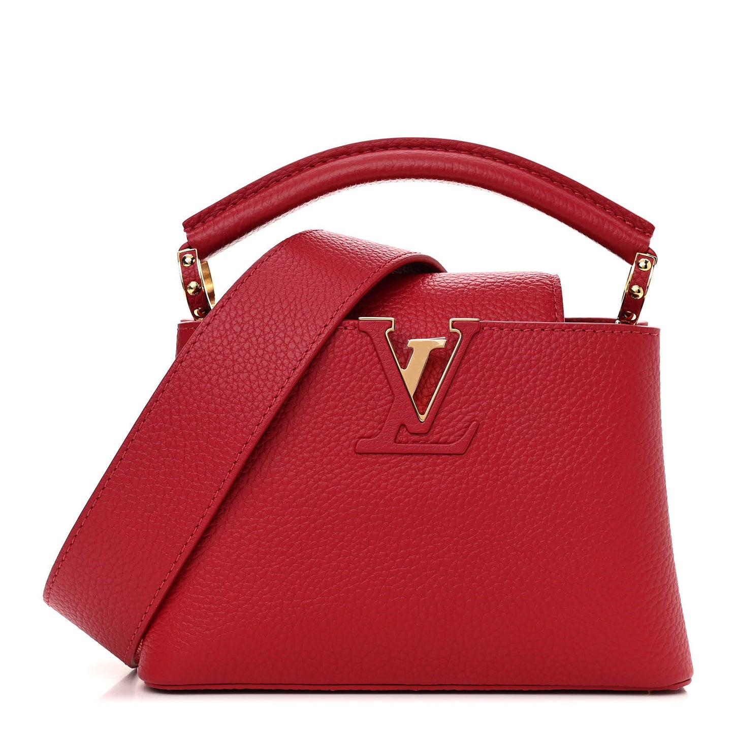 Taurillon Mini Capucines Scarlet