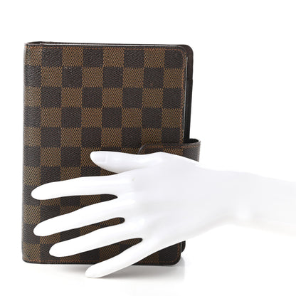 Louis Vuitton Damier Ebene Medium Ring Agenda Cover 2 of 11