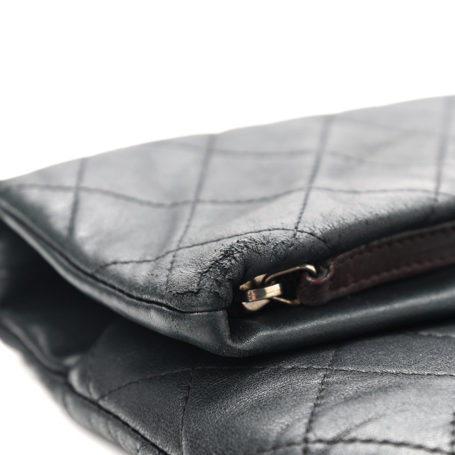 Chanel Lambskin Quilted CC Beauty Clutch Black 8 of 12