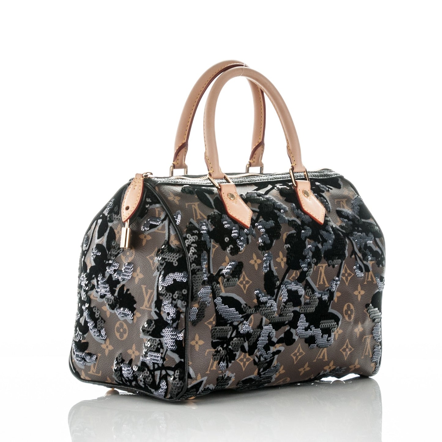 Monogram Fleur De Jais Sequins Speedy 30