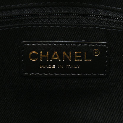 Chanel Lurex Boucle Small Deauville Tote Black 6 of 10