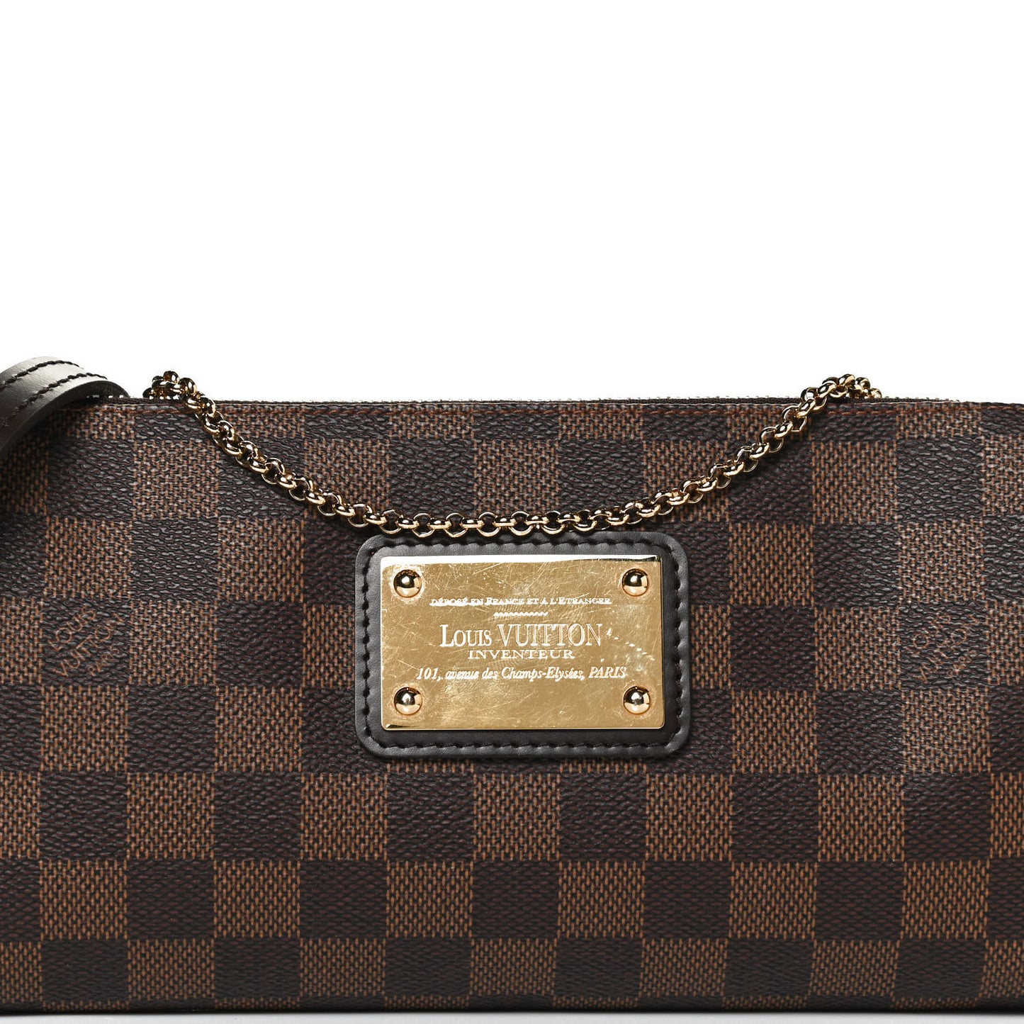 Damier Ebene Eva Clutch