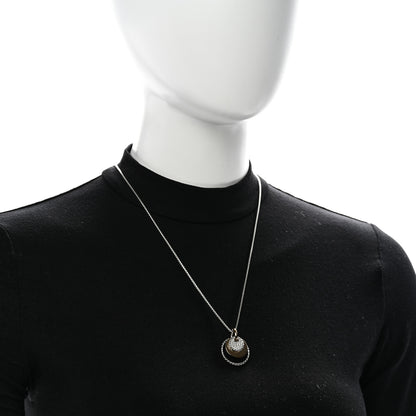 David Yurman Sterling Silver 18K Yellow Gold Diamond Black Onyx Mother of Pearl DY Elements Convertible Pendant Necklace 2 of 4