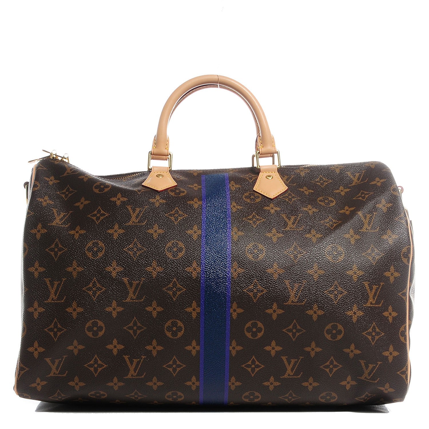 Louis Vuitton Monogram My LV Heritage Speedy Bandouliere 40 Violet Blue Marine 1 of 7