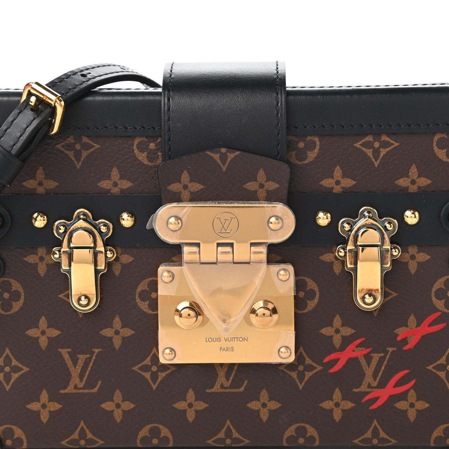 Monogram Petite Malle Black