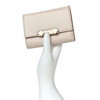 MCM Goatskin Milano Tri-Fold Wallet Beige 2 of 11