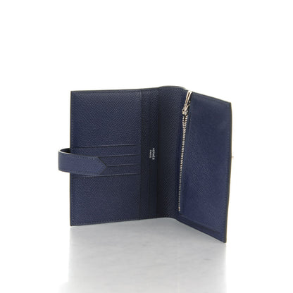 Hermes Epsom Bearn Compact Wallet Bleu Saphir 5 of 9