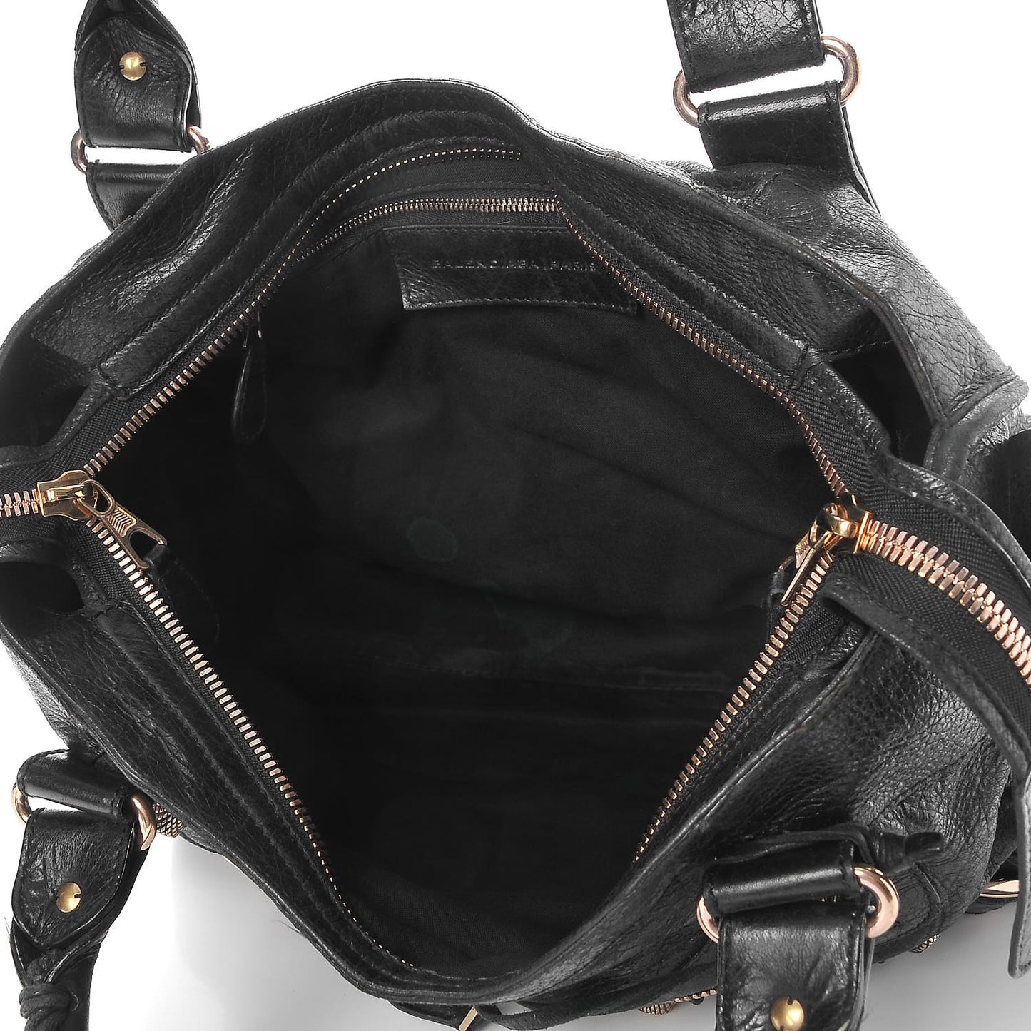Agneau Giant 21 Rose Gold Hardware City Black