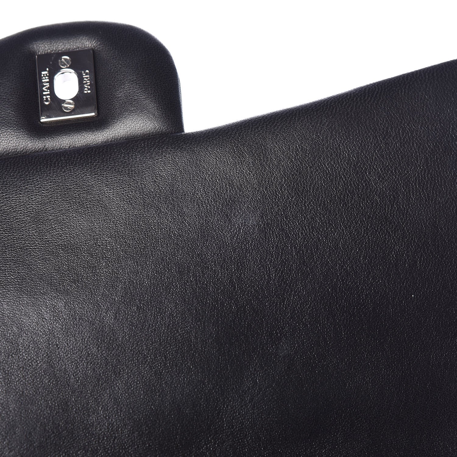 Chanel Lambskin Quilted Jumbo Easy Carry Flap Black 12 of 13