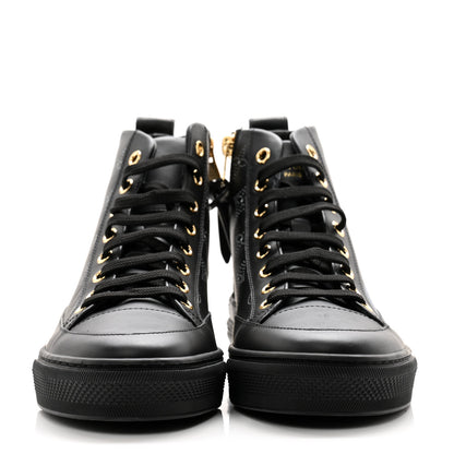 Louis Vuitton Calfskin Monogram Stellar Sneaker Boots 35.5 Black White 2 of 9