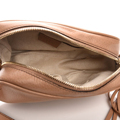 Gucci Pebbled Calfskin Small Soho Disco Bag Rose Beige 5 of 8