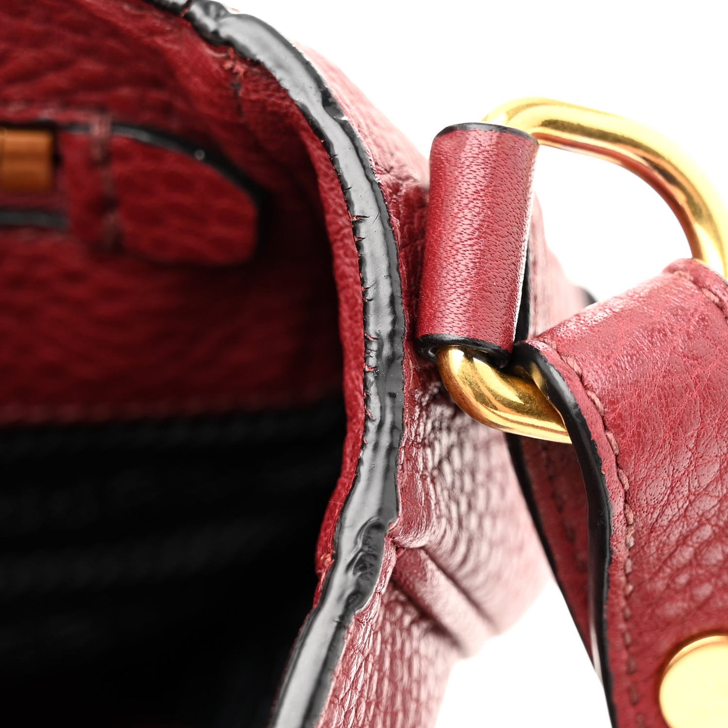 Vitello Daino Messenger Bag Rubino
