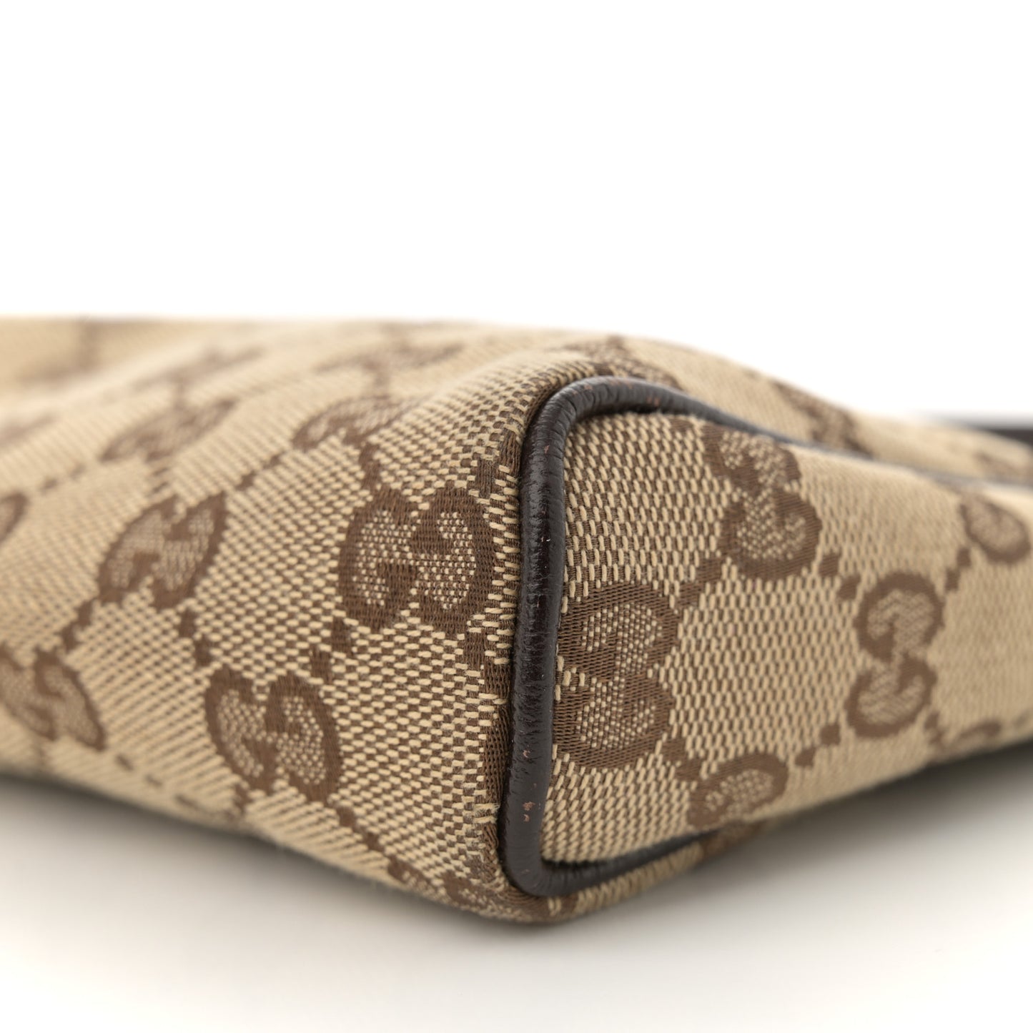 Monogram D Ring Cosmetic Case Brown