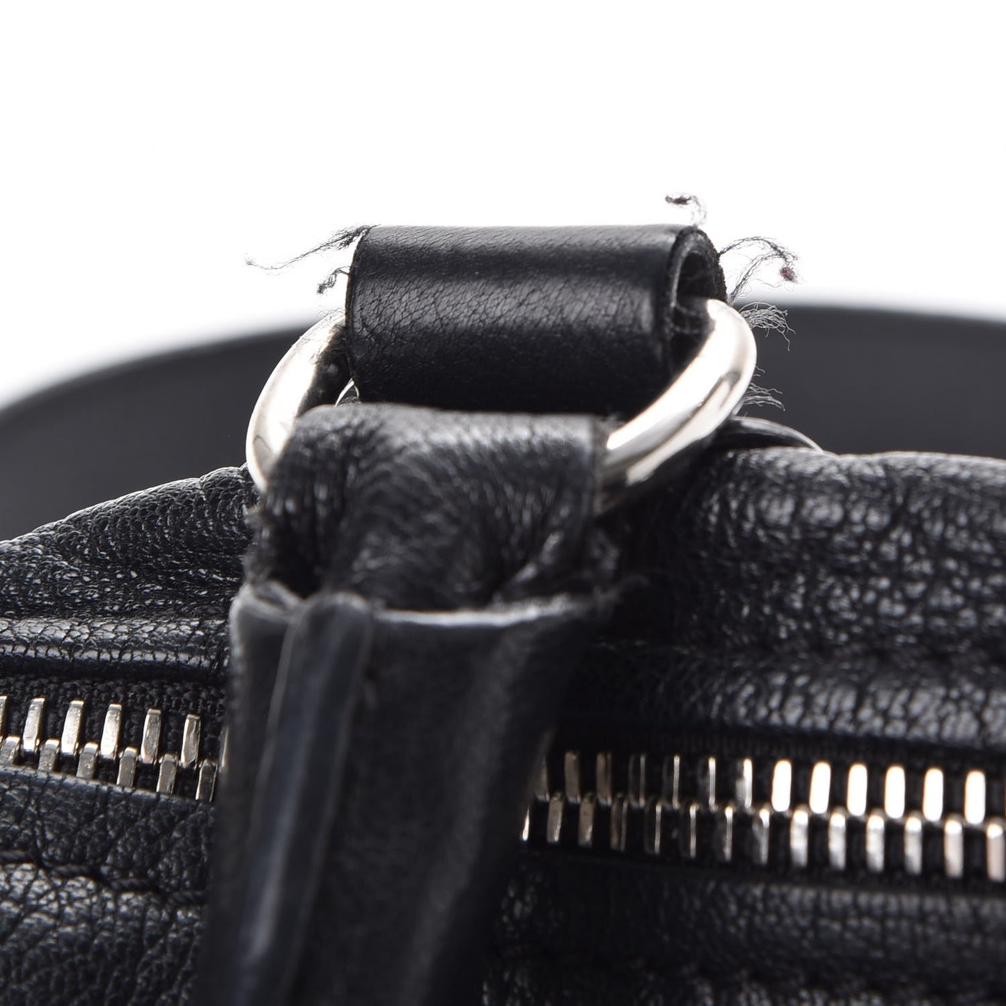 Sugar Goatskin Large Pandora Black